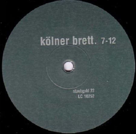 To Rococo Rot - Kölner Brett