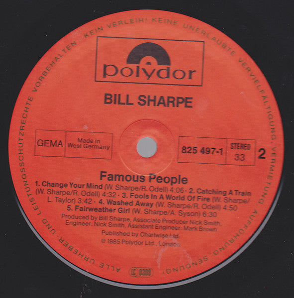 Bill Sharpe - Famous People