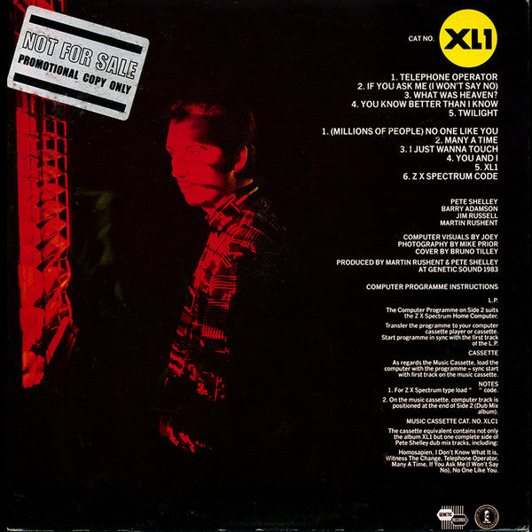 Pete Shelley - XL·1