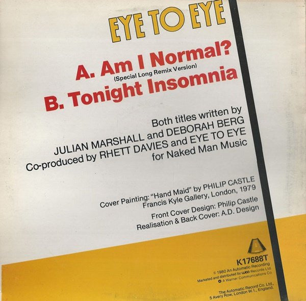 Eye To Eye (2) - Am I Normal?