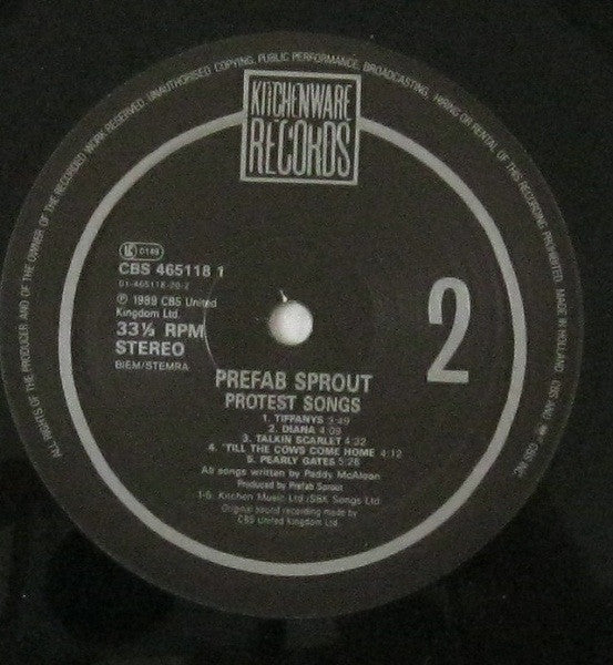 Prefab Sprout - Protest Songs