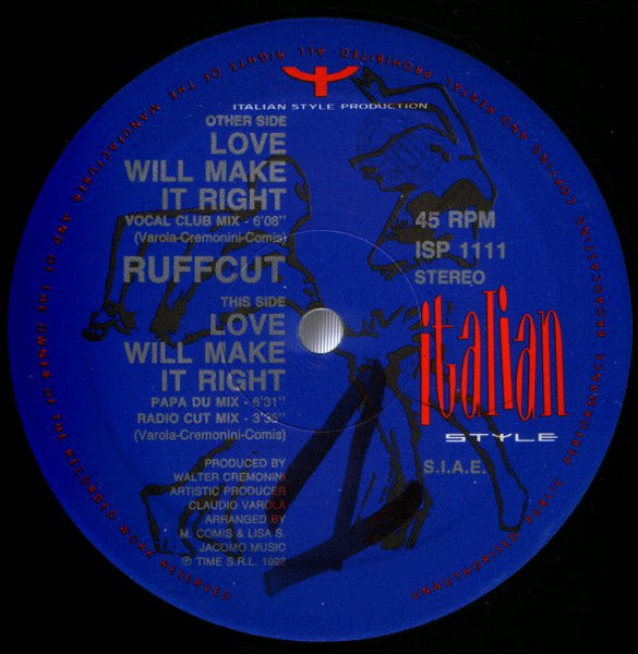 Ruffcut - Love Will Make It Right