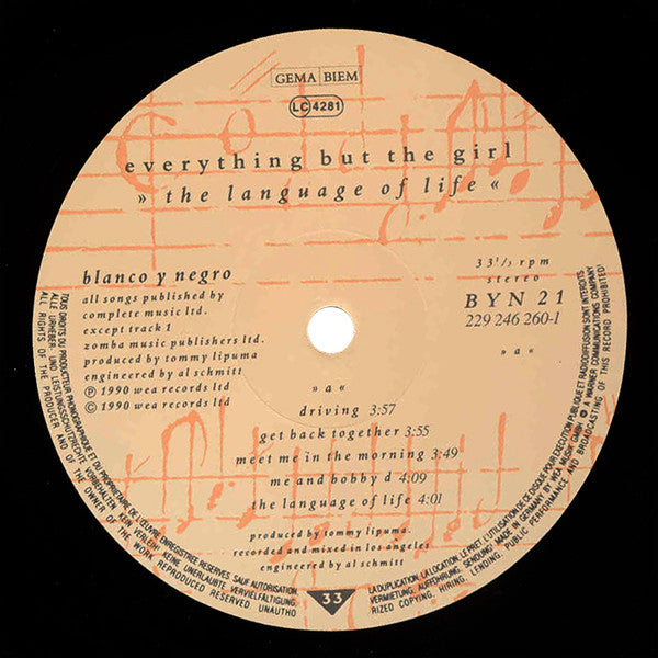 Everything But The Girl - The Language Of Life