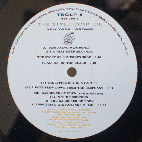The Style Council - Confessions Of A Pop Group