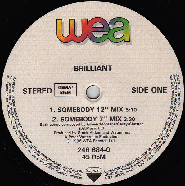 Brilliant - Somebody