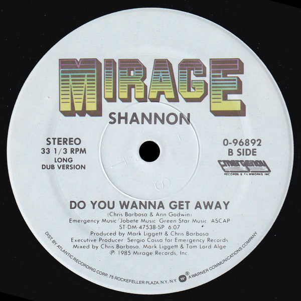 Shannon - Do You Wanna Get Away