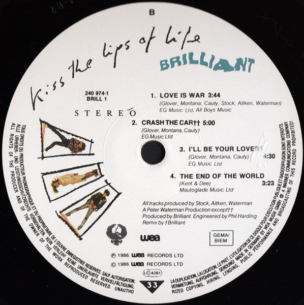 Brilliant - Kiss The Lips Of Life