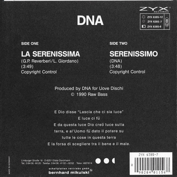 DNA - La Serenissima