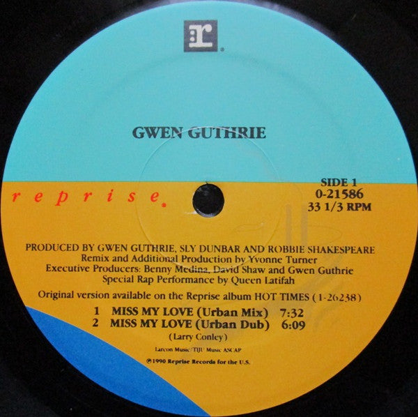 Gwen Guthrie - Miss My Love