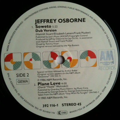 Jeffrey Osborne - Soweto