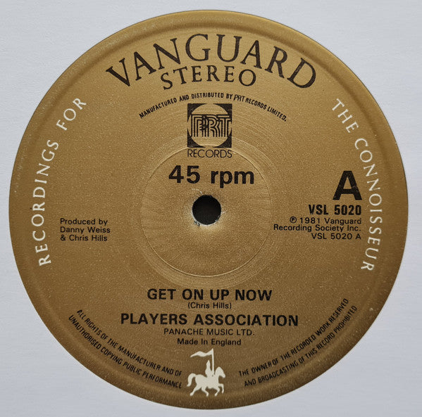 The Players Association - Get On Up Now / Let Your Body Go!