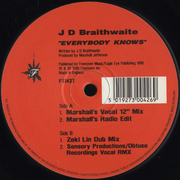 J.D. Braithwaite - Everybody Knows