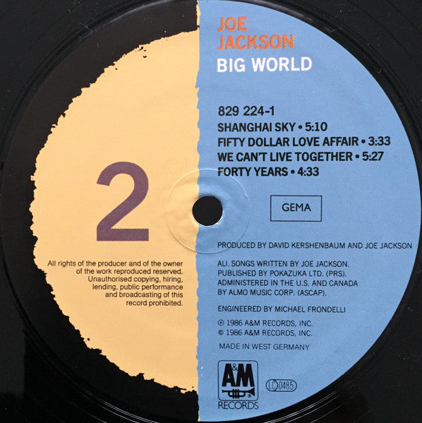 Joe Jackson - Big World