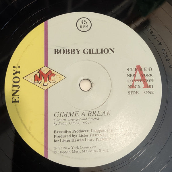 Bobby Gilliom / Clappa Club - Gimme A Break / A Dub Break