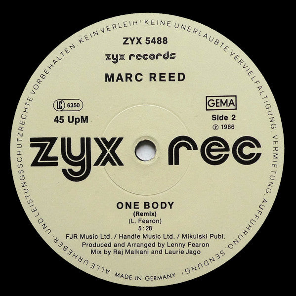 Marc Reed - One Body