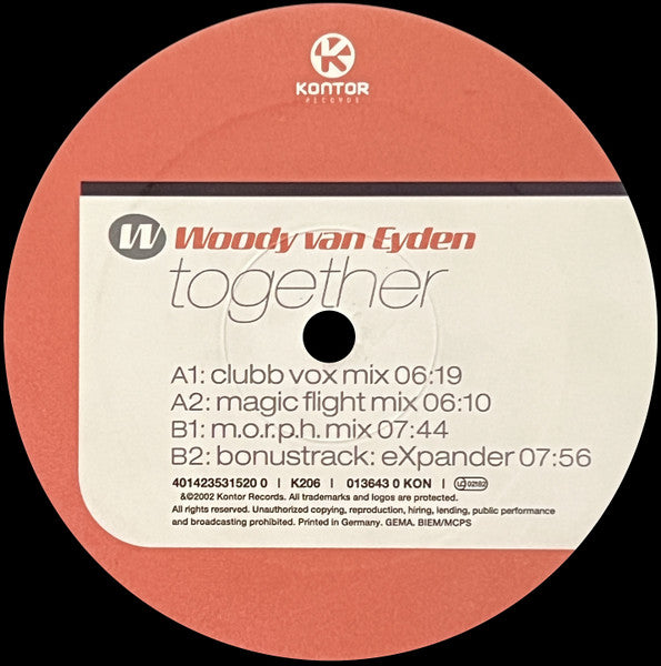 Woody van Eyden - Together