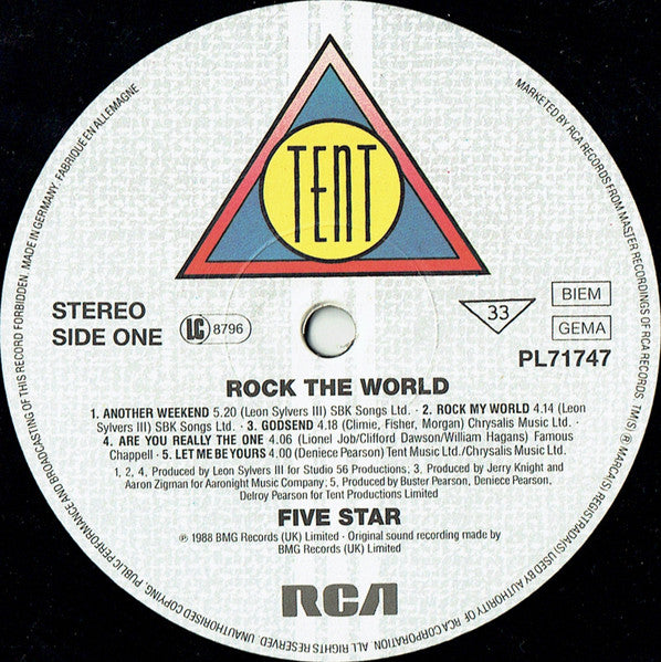 Five Star - Rock The World