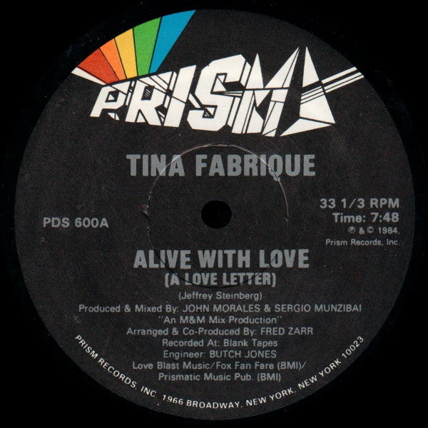 Tina Fabrique - Alive With Love (A Love Letter)