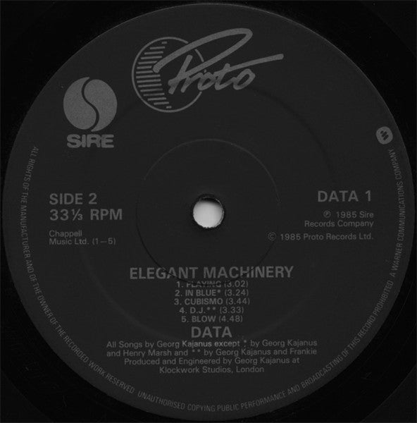 Data (2) - Elegant Machinery