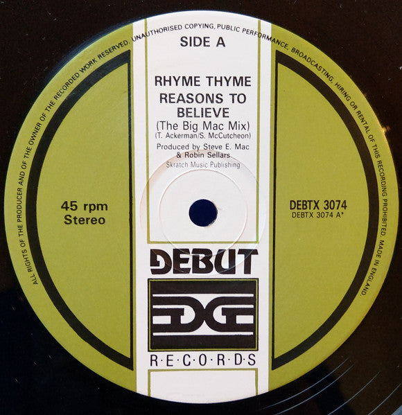 Rhyme Thyme - Reasons To Believe