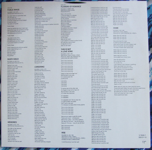 Public Image Limited - The Greatest Hits, So Far