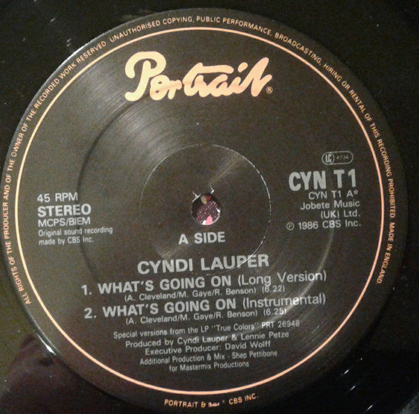 Cyndi Lauper - What's Going On