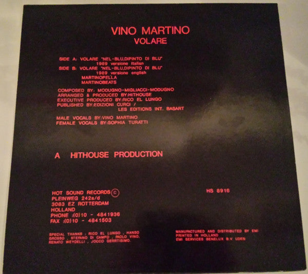 Vino Martino - Volare '89