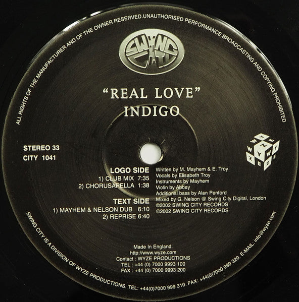 Indigo (2) - Real Love