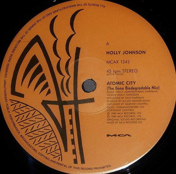 Holly Johnson - Atomic City (Remixed By Julian Mendelsohn)