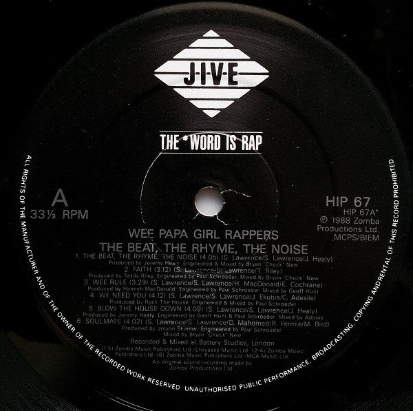 Wee Papa Girl Rappers - The Beat, The Rhyme, The Noise