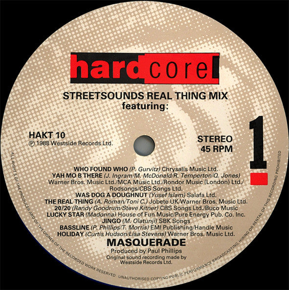 Masquerade - Streetsounds Real Thing Mix
