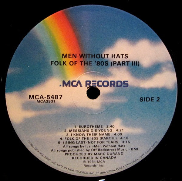 Men Without Hats - Folk Of The '80s (Part III)