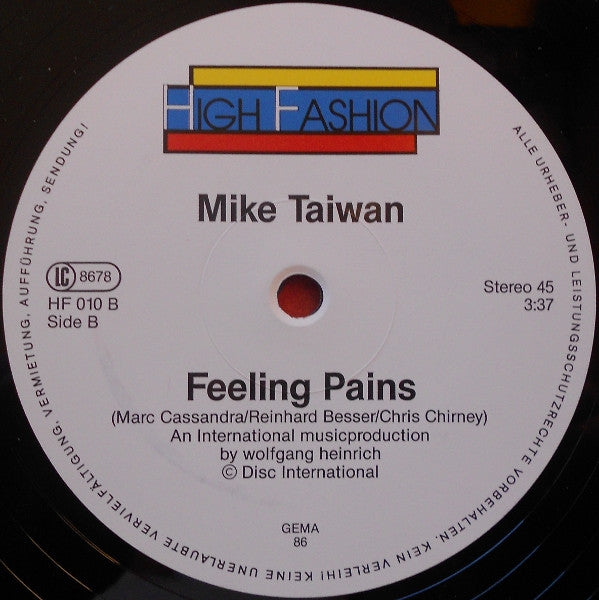 Mike Taiwan - If I Had A Dream