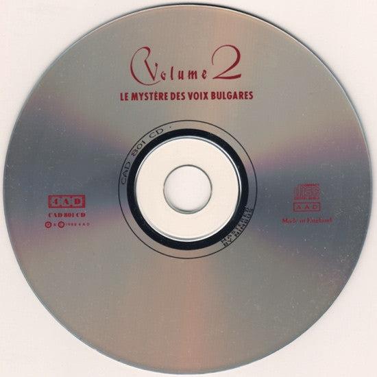 Various - Le Mystère Des Voix Bulgares: Volume 2