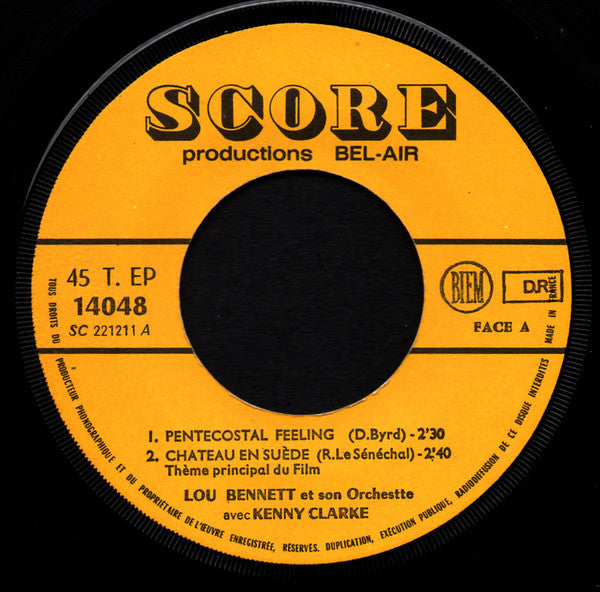 Lou Bennett Et Son Quintette Avec Kenny Clarke - Lou Bennett Et Son Quintette Avec Kenny Clarke
