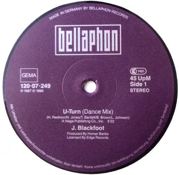 J. Blackfoot - U-Turn