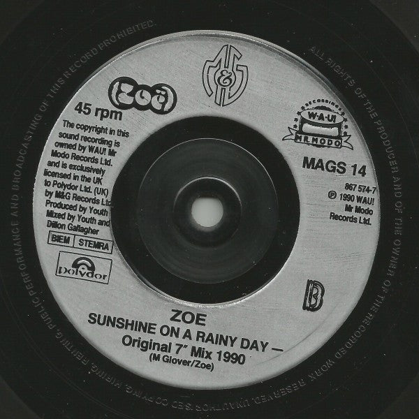 Zoë - Sunshine On A Rainy Day