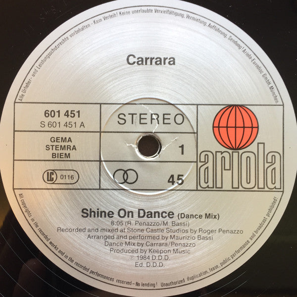 Carrara - Shine On Dance