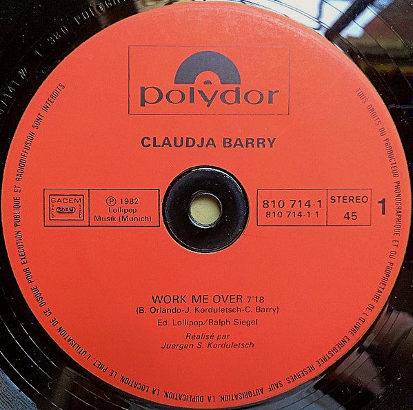 Claudja Barry - Work Me Over