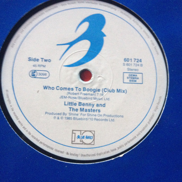 Little Benny & The Masters - Who Comes To Boogie