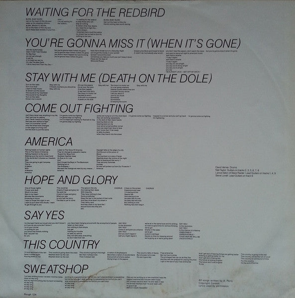 Easterhouse - Waiting For The Redbird