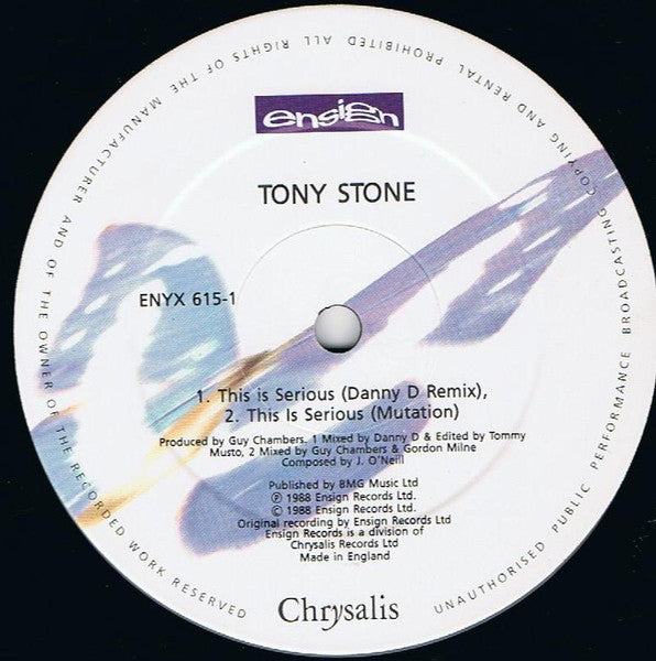Tony Stone - This Is Serious