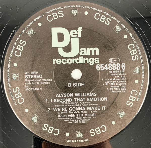 Alyson Williams - My Love Is So Raw