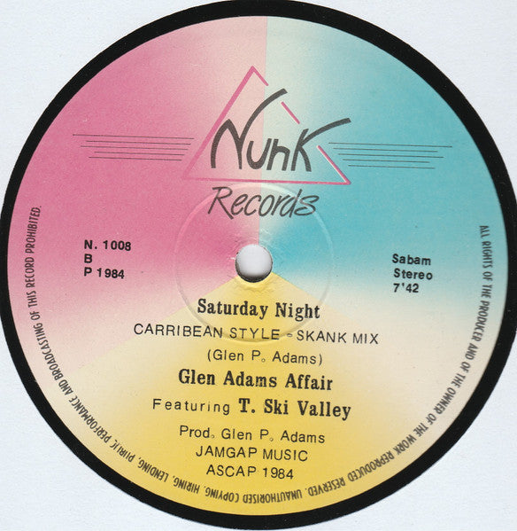 Glen Adams Affair Featuring T-Ski Valley - Saturday Night
