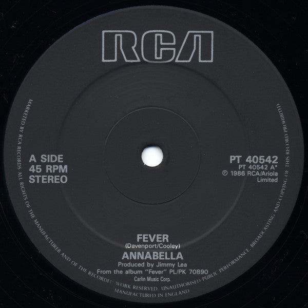 Annabella Lwin - Fever