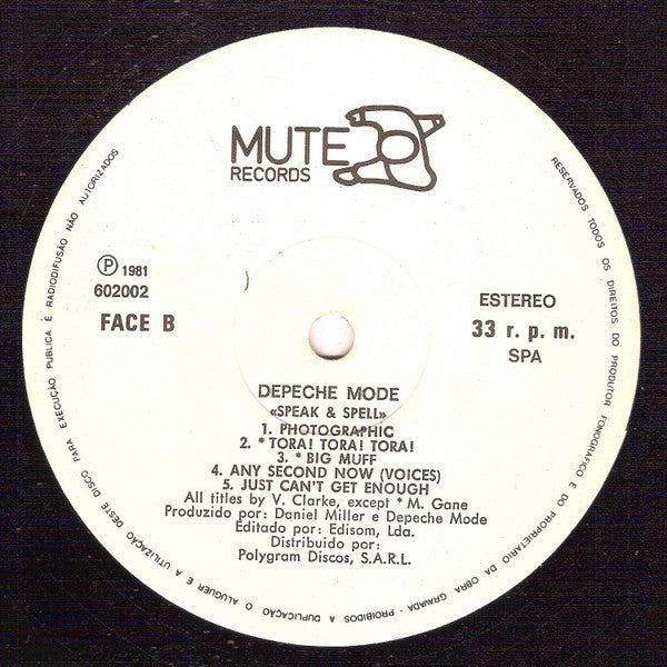 Depeche Mode - Speak & Spell