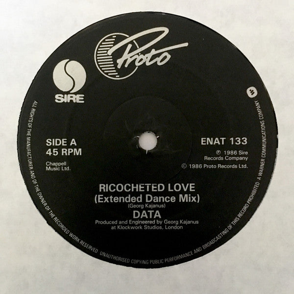 Data (2) - Ricocheted Love / In Blue-D.J.