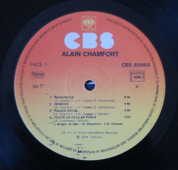 Alain Chamfort - Poses
