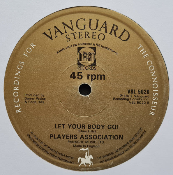 The Players Association - Get On Up Now / Let Your Body Go!