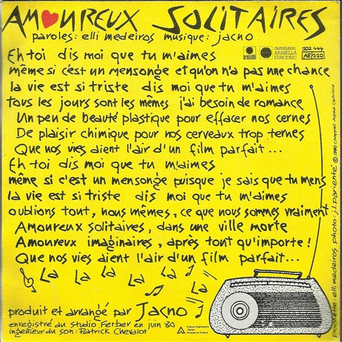 Lio - Amoureux Solitaires